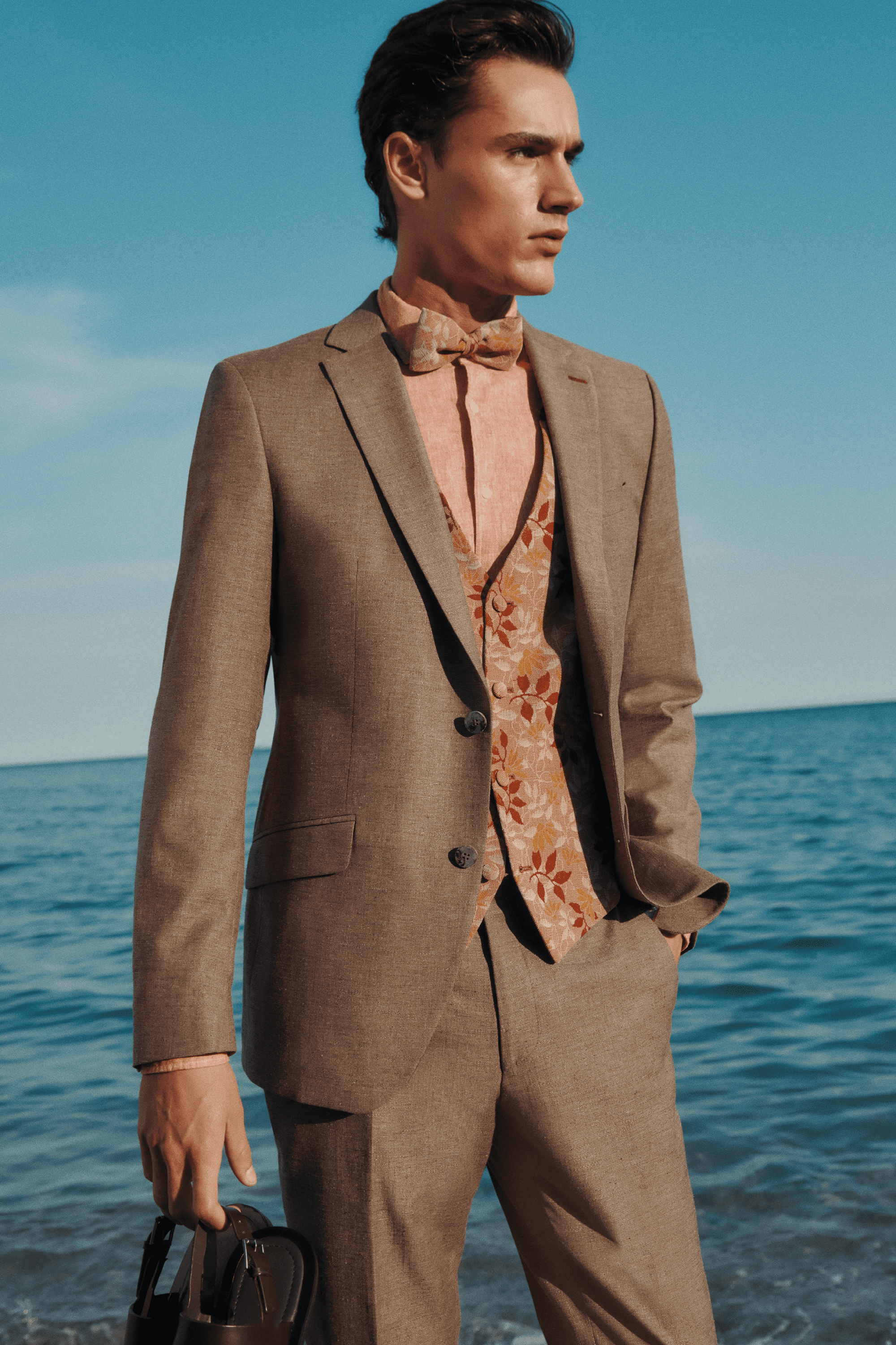 Dress Completo Uomo Skinny Gutteridge Camicia Velluto Blu Abiti