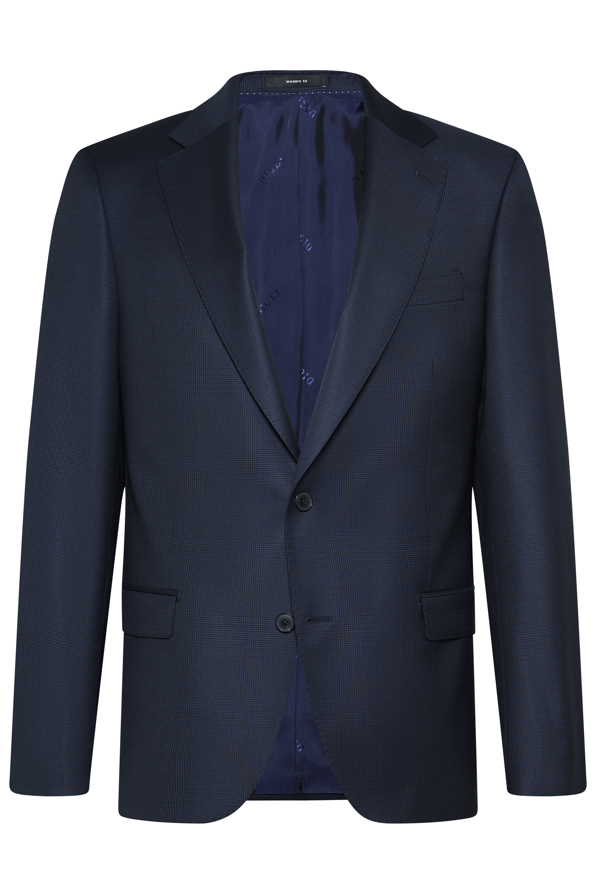 Digel Completo Grigio Scuro Uomo Digel Abito Blu Scuro Digel Abito